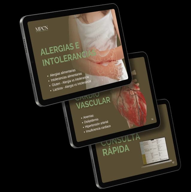 MPCN - Secciones de alergias, cardiovascular y consulta rápida